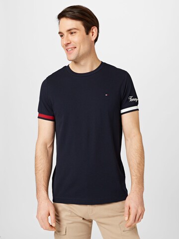 Tricou de la TOMMY HILFIGER pe albastru: față