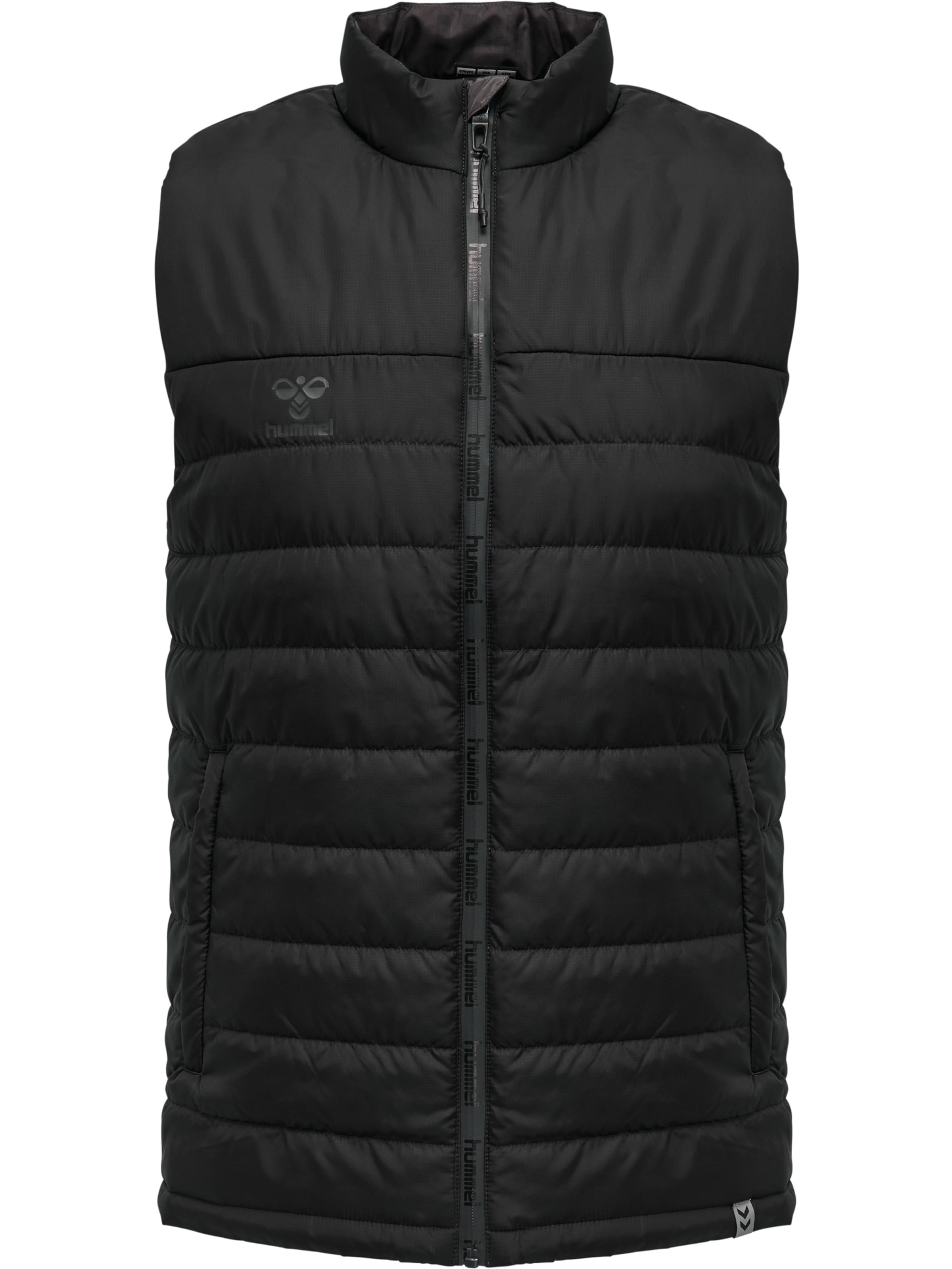 Hummel Bodywarmer in Zwart: voorkant