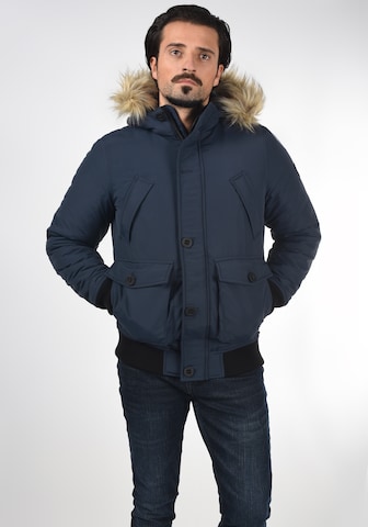 !Solid Winter Jacket 'Frio' in Blue: front