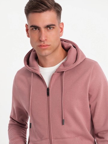 Ombre Sweat jacket in Pink