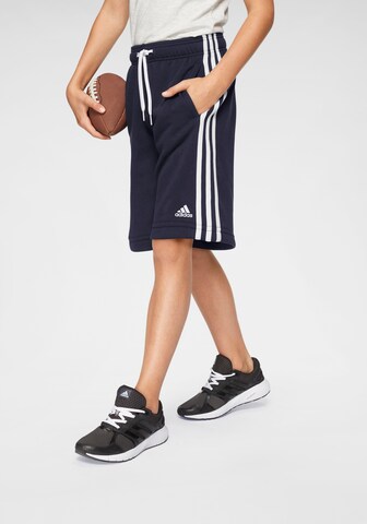 ADIDAS SPORTSWEAR Normální Sportovní kalhoty 'Essentials 3-Stripes' – černá