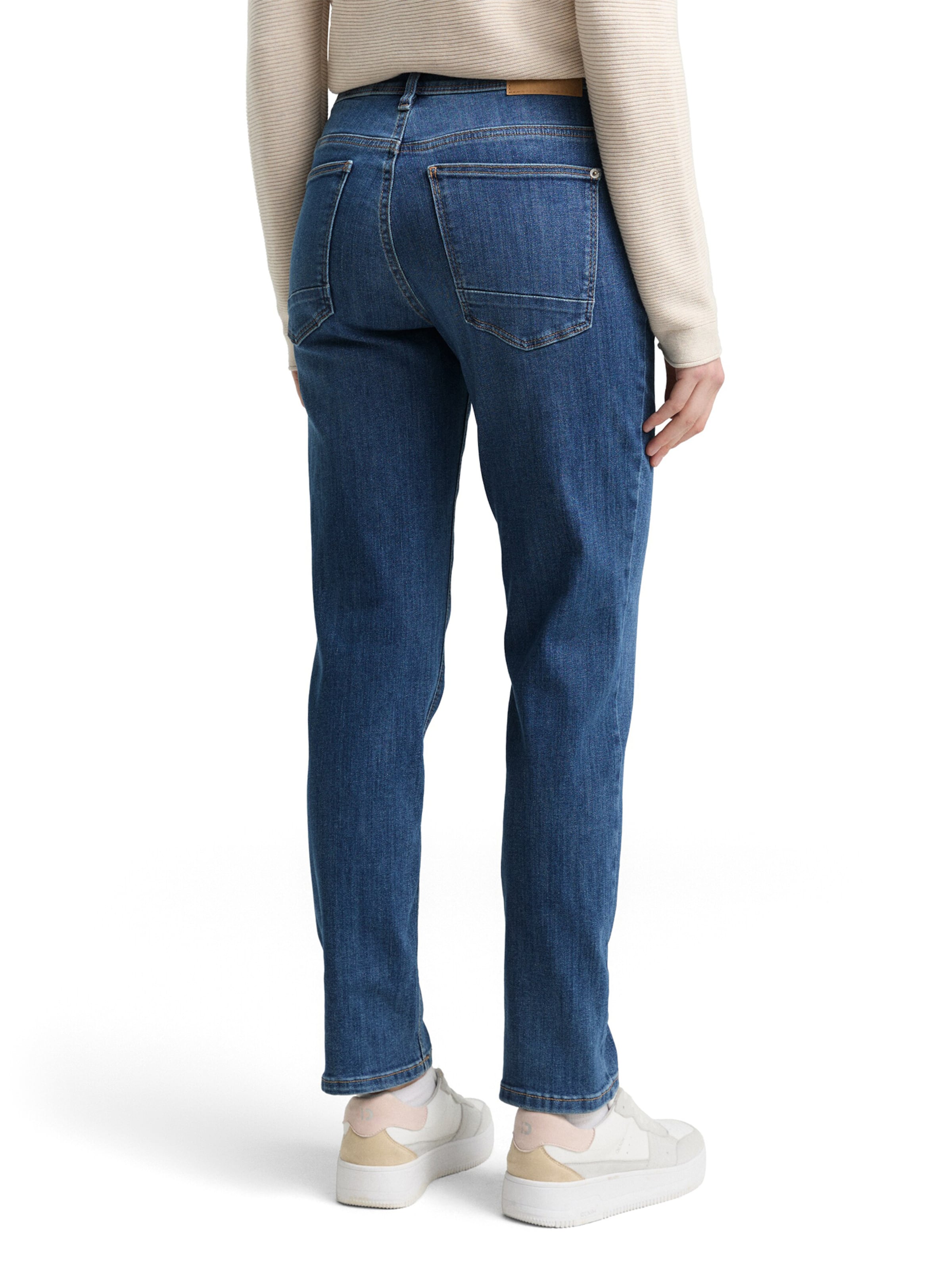 Coupe slim Jean 'Adeva' TOM TAILOR en bleu
