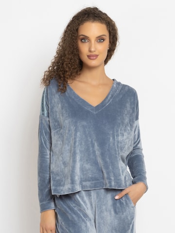 JIORO Top 'ESSENTIALS' in Grey