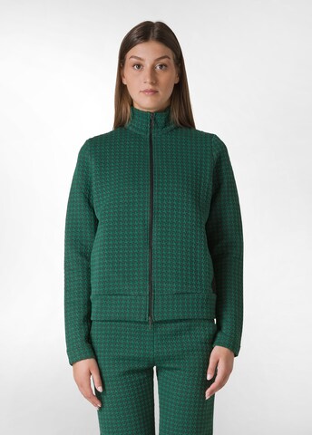 Veste de survêtement DEHA en vert : devant
