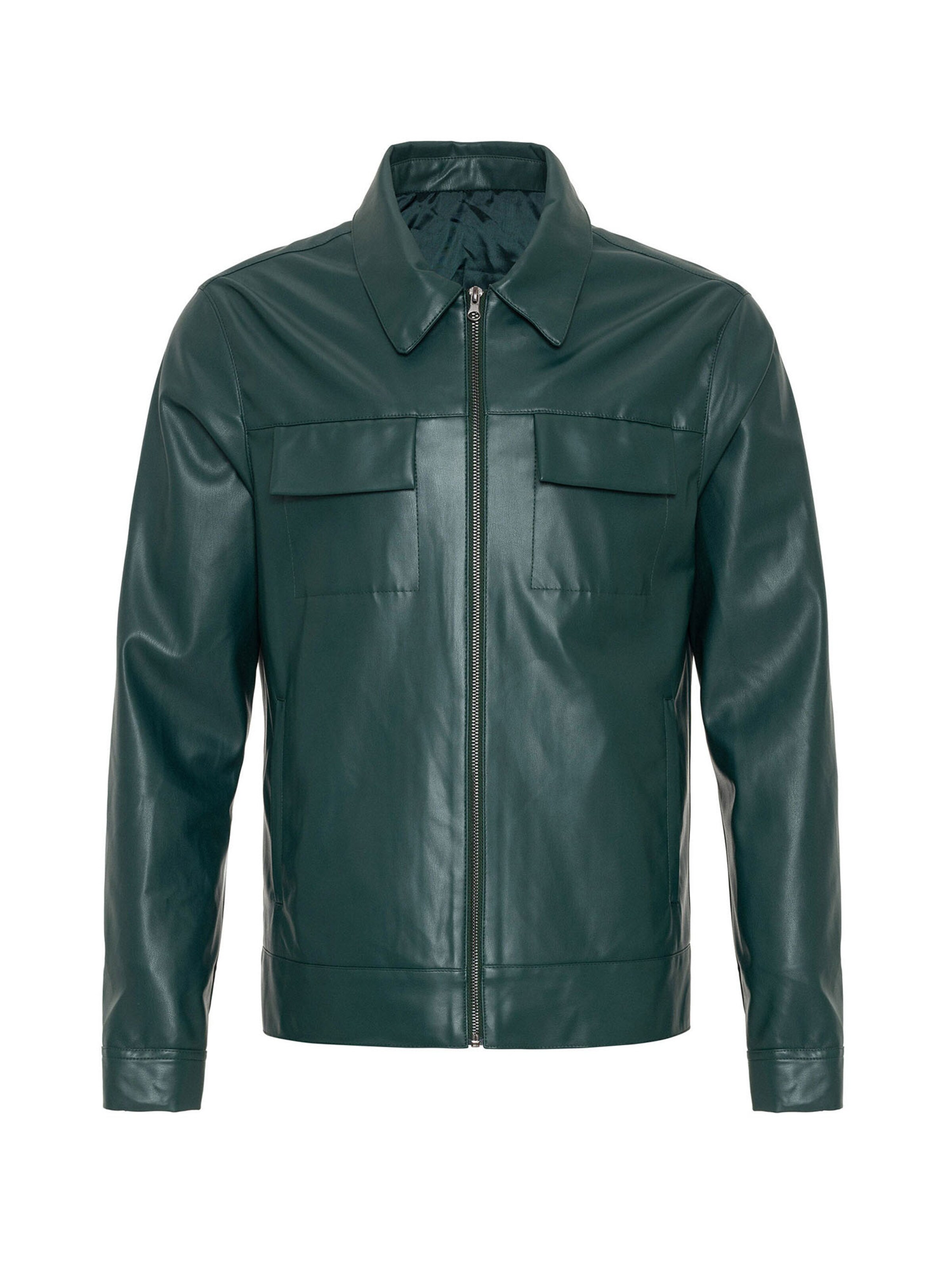 Geacă de primăvară-toamnă de la Antioch pe verde: față