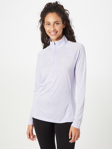 UNDER ARMOUR Funktionstopp i lila: framsida