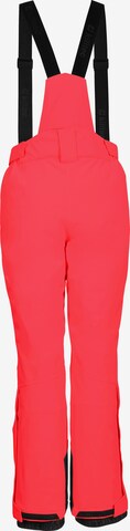 KILLTEC Regular Outdoor Pants in Red: front