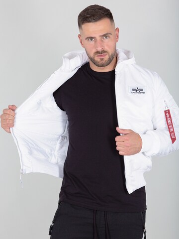 ALPHA INDUSTRIES Übergangsjacke 'MA-1 ZH' in Weiß
