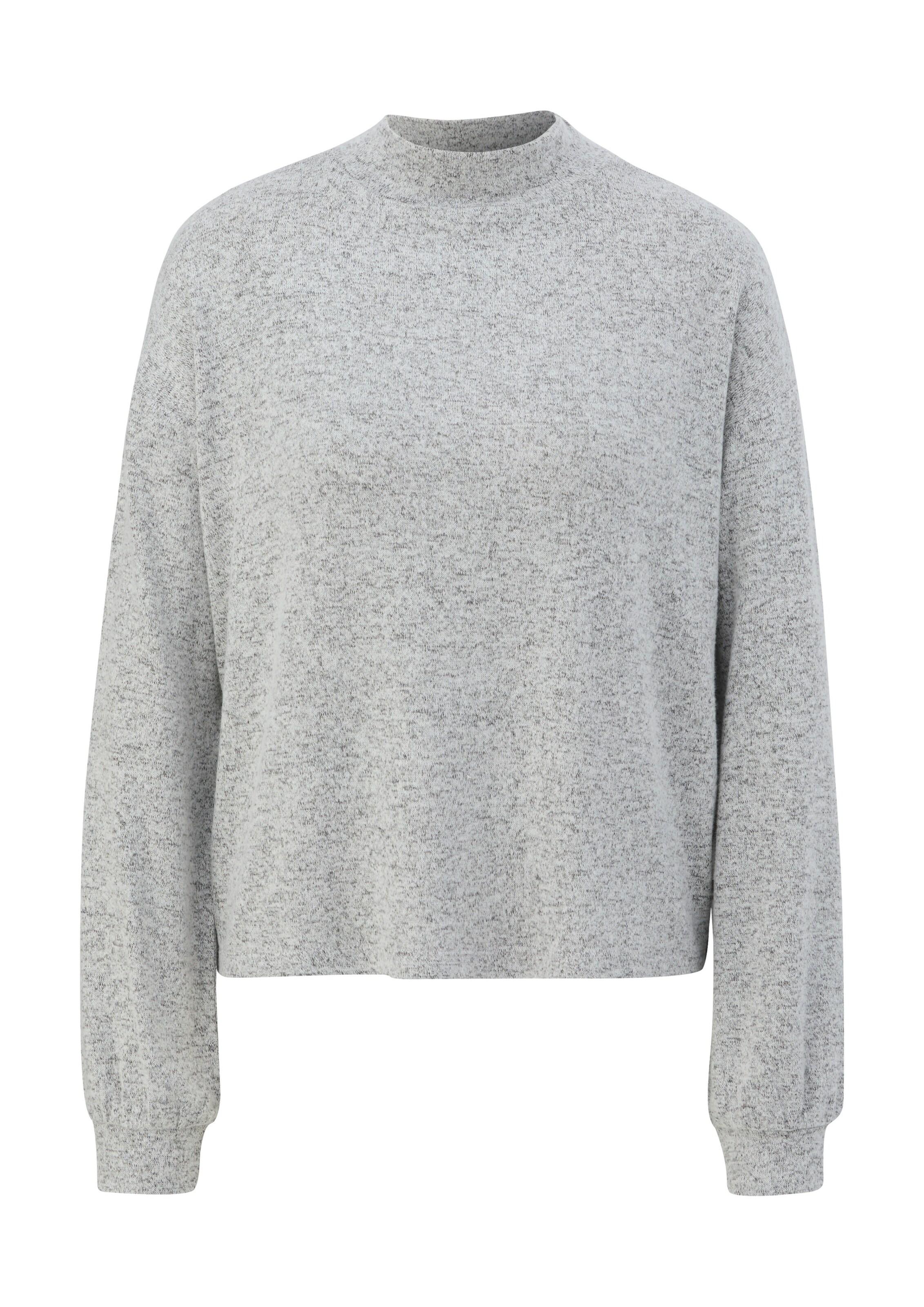 QS Shirt in Grau: Vorderseite