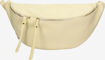 Marsupio 'Marsupio donna pelle dollaro Gave Lux - con zip e tracolla regolabile' di Chiara Ferretti in giallo: frontale