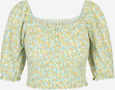 Only Petite Shirt 'Pella' in de kleur Mintgroen / Gemengde kleuren, Productweergave