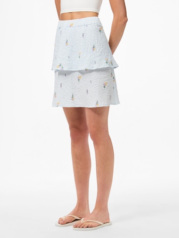 PIECES Rok 'PCJeo' in Blauw: voorkant