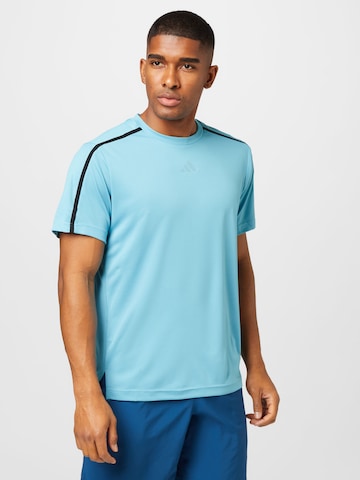 Maglia funzionale di ADIDAS PERFORMANCE in blu: frontale