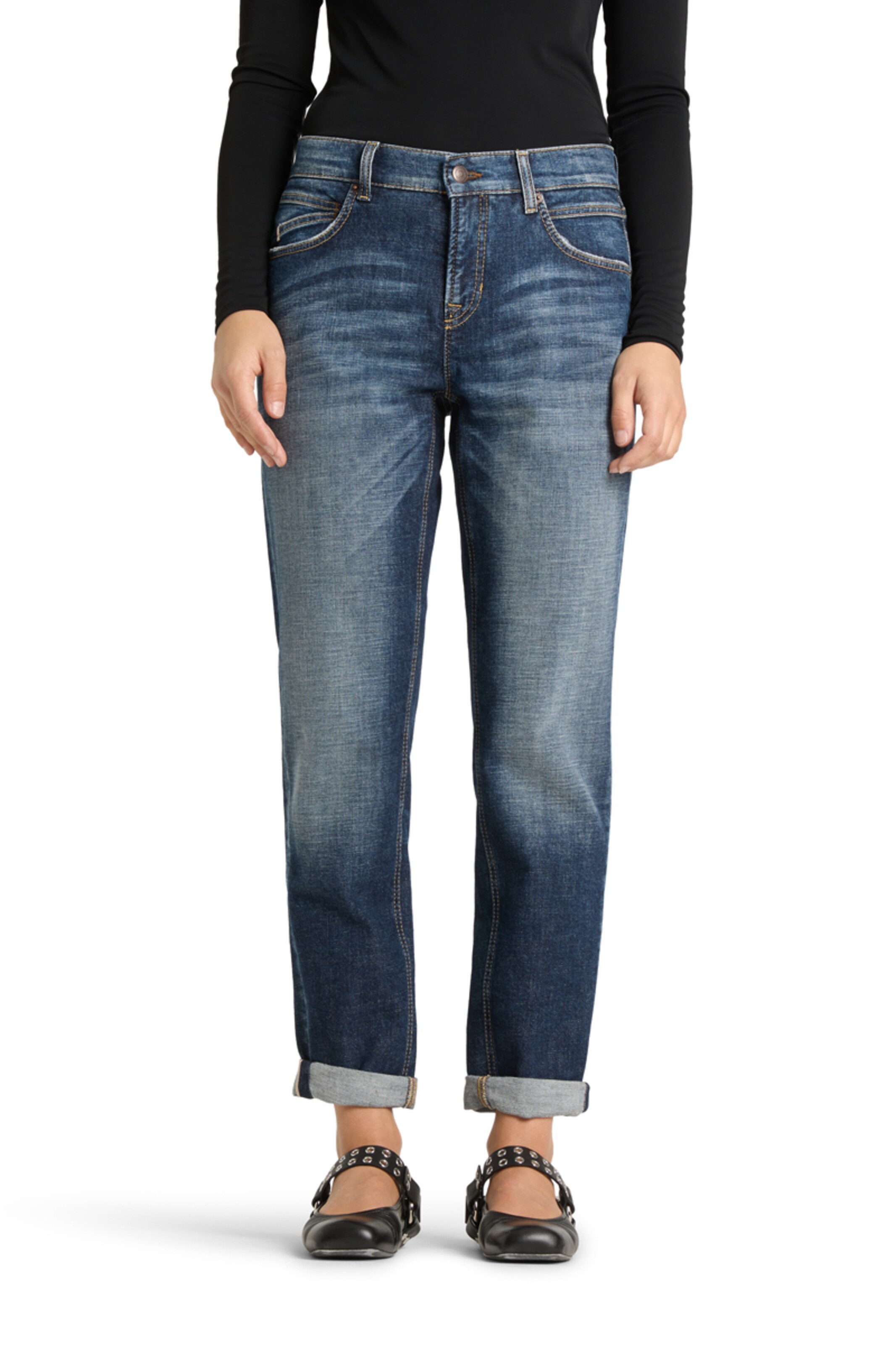Cambio Regular Jeans 'Kerry' in Blue: front