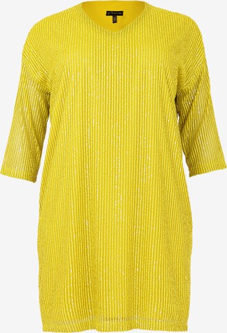 Yoek Dress in Yellow: front