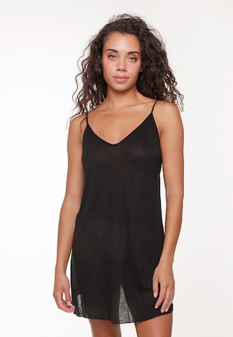 LingaDore Negligee in Black: front