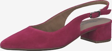 TAMARISCipele s potpeticom i otvorenom petom - roza boja: prednji dio