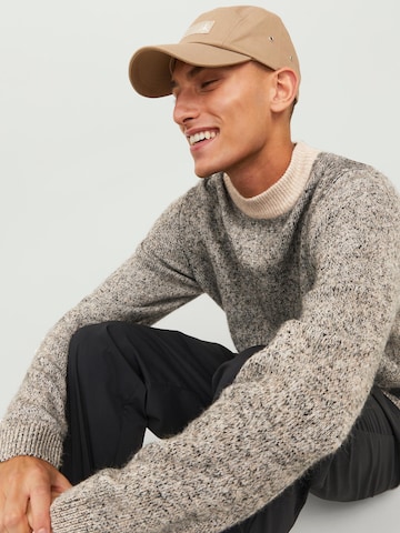 JACK & JONES Sweter 'Space' w kolorze beżowy