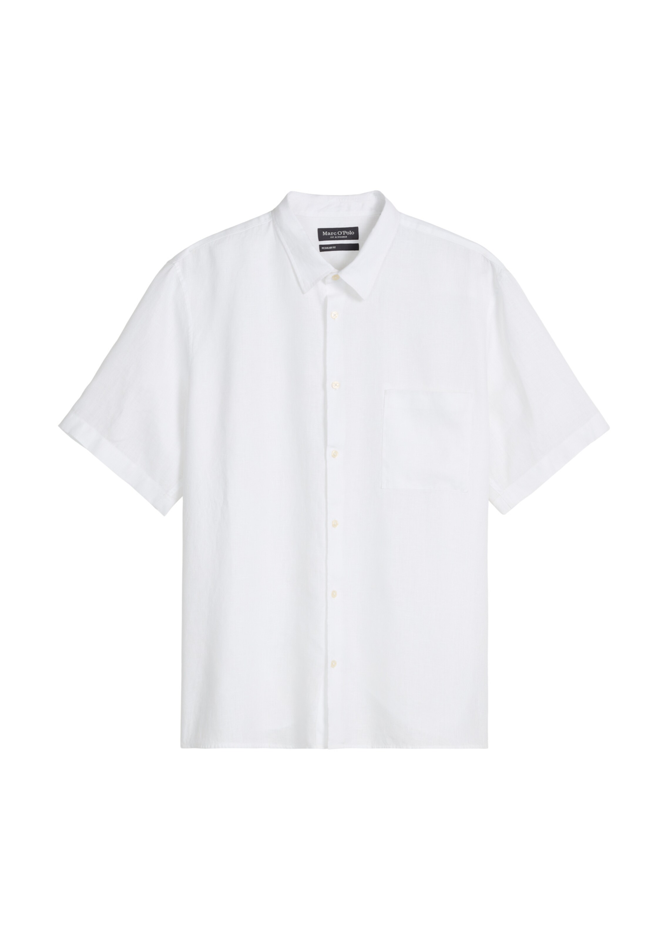Marc O'Polo Regular Fit Hemd in Weiß: Vorderseite