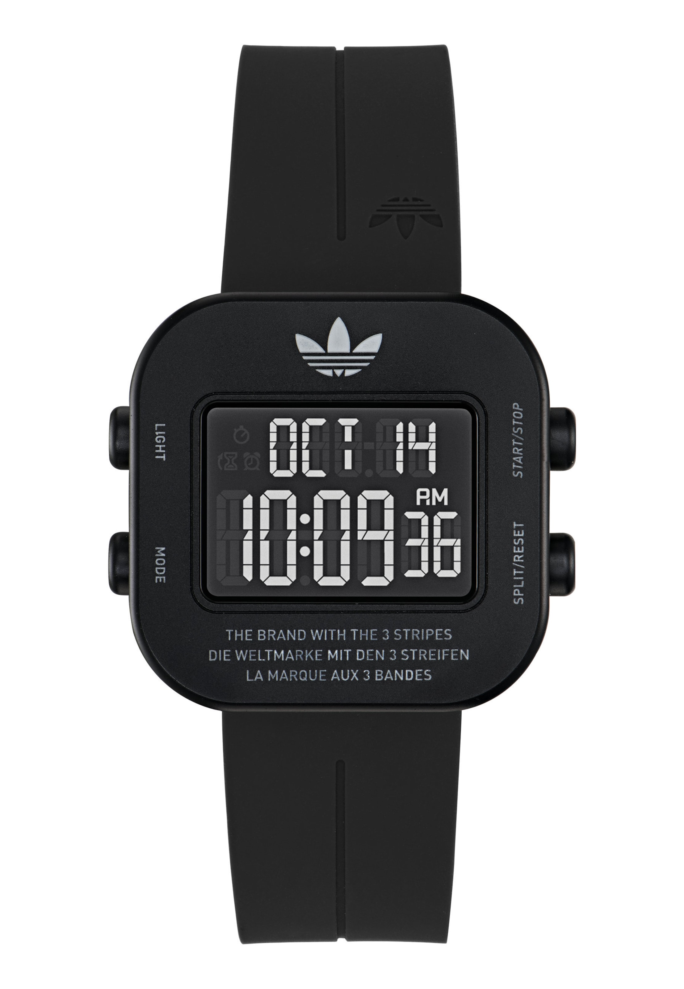 ADIDAS ORIGINALS Digitaal horloge ' ADAPTIK ONE ' in Zwart: voorkant
