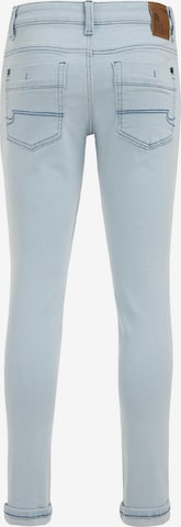 Coupe slim Jean WE Fashion en bleu