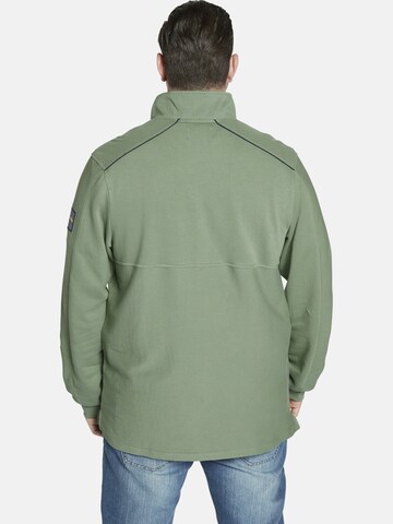 Sweat-shirt ' Earl Garveys ' Charles Colby en vert