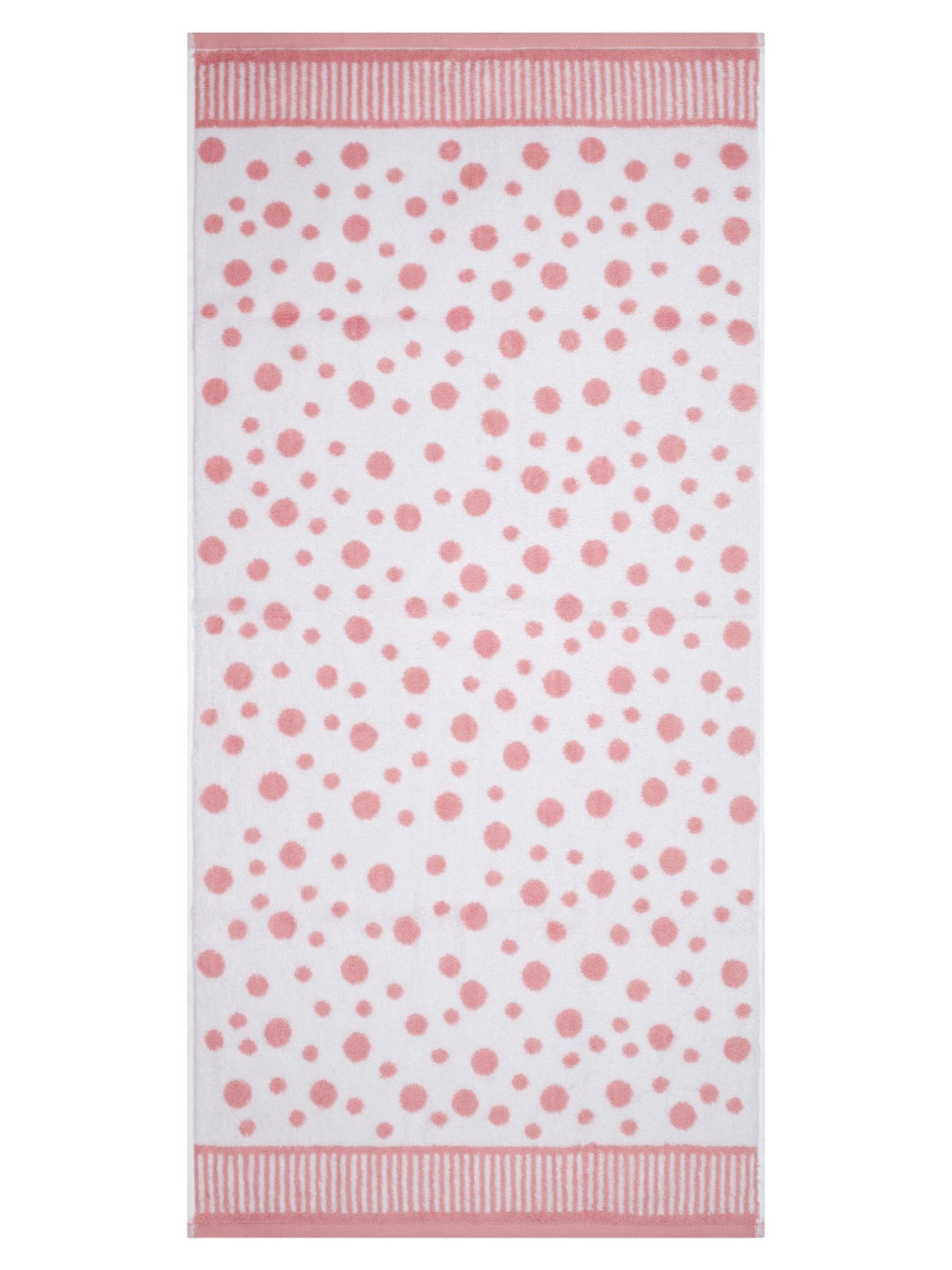 ROSS Handtuch 'Punkte allover'‌‌‌‌‌‌‌‌‌‌ in Pink