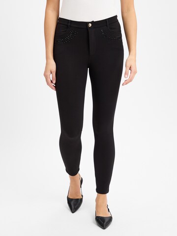 Liu Jo Skinny Hose in Schwarz: Vorderseite