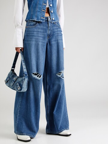 Wide leg Jeans di GAP in blu: frontale