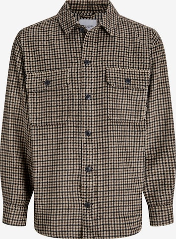 Jack & Jones Junior Overhemd in Bruin: voorkant