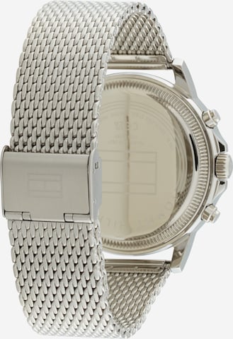 TOMMY HILFIGER Zegarek analogowy 'STEWART' w kolorze srebrny