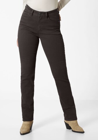 PADDOCKS Slimfit Jeans in Braun: Vorderseite
