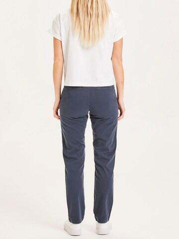 KnowledgeCotton Apparel regular Παντελόνι τσίνο ' Willow slim chino ' σε μπλε