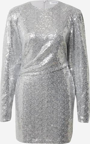 Robe 'Adriana' EDITED en argent : devant