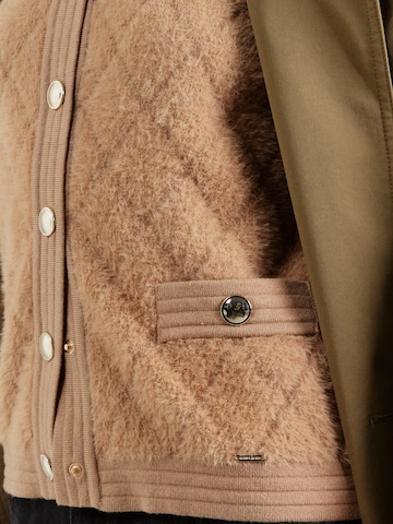 MORE & MORE Knit cardigan in Beige
