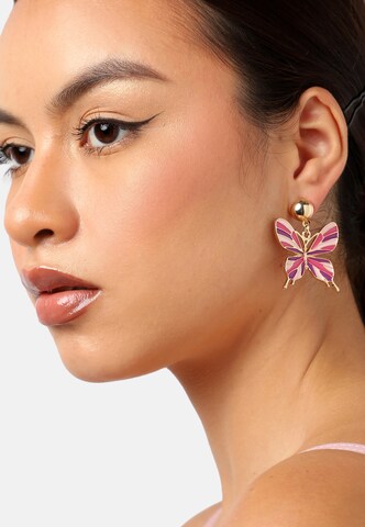 Boucles d'oreilles 'Alani' SOHI en or : devant