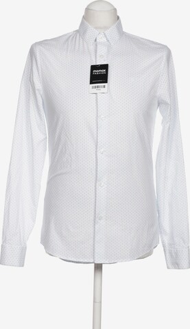 Calvin Klein Jeans Button Up Shirt in S in White: front