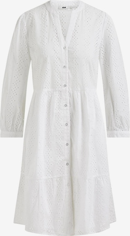 WE Fashion Shirt dress in White: front