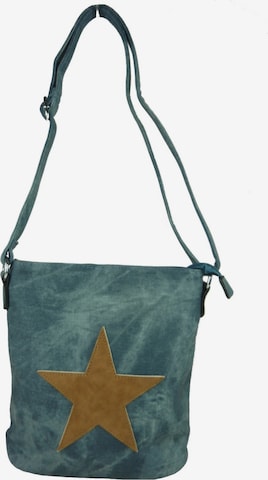 Borsa a tracolla 'Stern' di Kumixi in blu: frontale