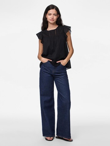 PIECES Blouse 'PCAstrid' in Zwart