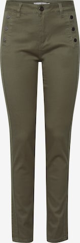 Fransa Slim fit Pants 'FRLOMAX 1' in Green: front