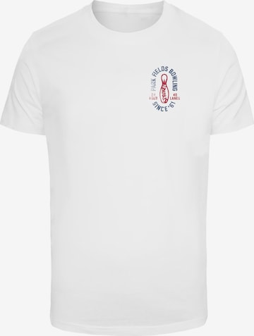 Merchcode T-Shirt  ' Park Fields - Bowling 24 Hours' in Weiß: predná strana