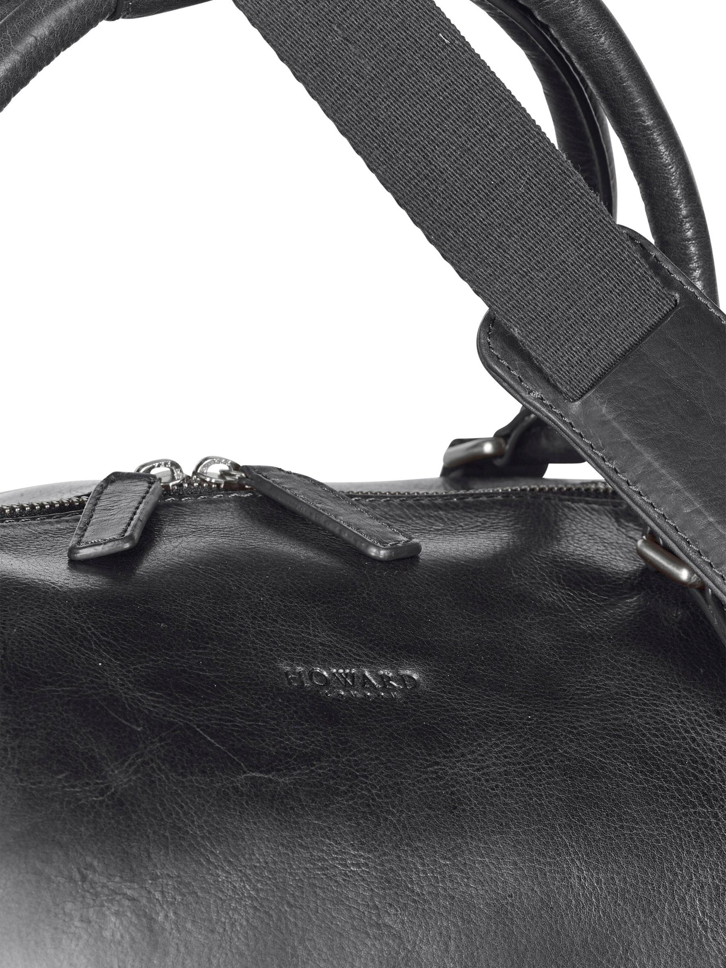 Borsa weekend 'Weekend Bag Hunter Black' di Howard London in nero
