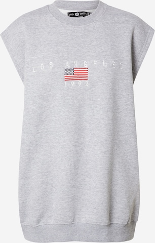 Sweat-shirt Daisy Street en gris : devant