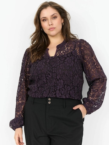 Maglietta ' WA-KILA ' di Wasabi Concept in lilla: frontale