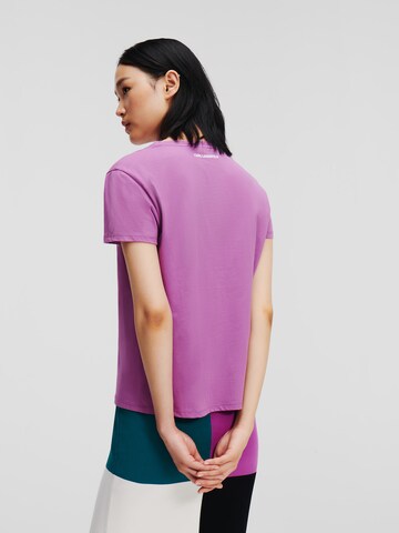 Karl Lagerfeld T-shirt i lila