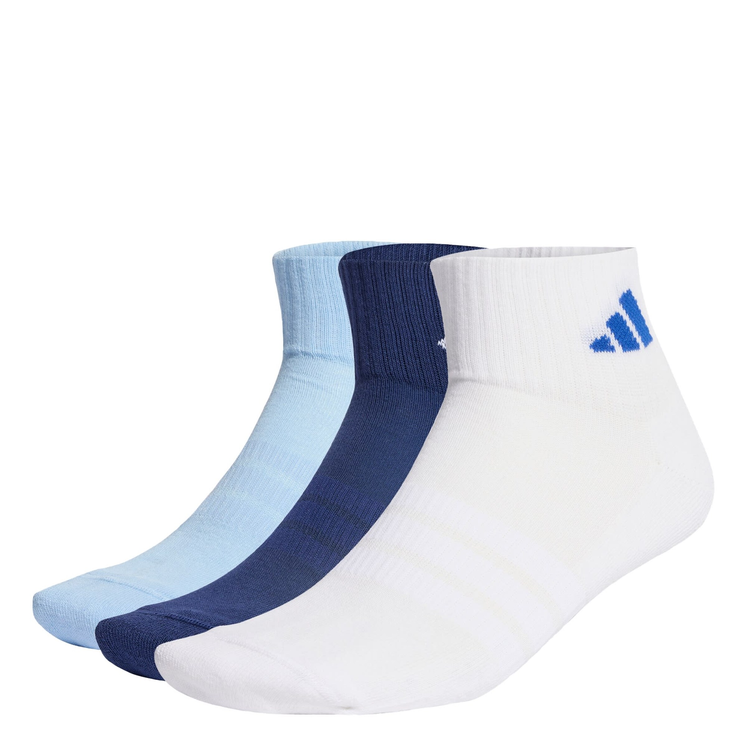 ADIDAS PERFORMANCE Sports socks 'Ess' in Marine blue / Light blue / White, Item view