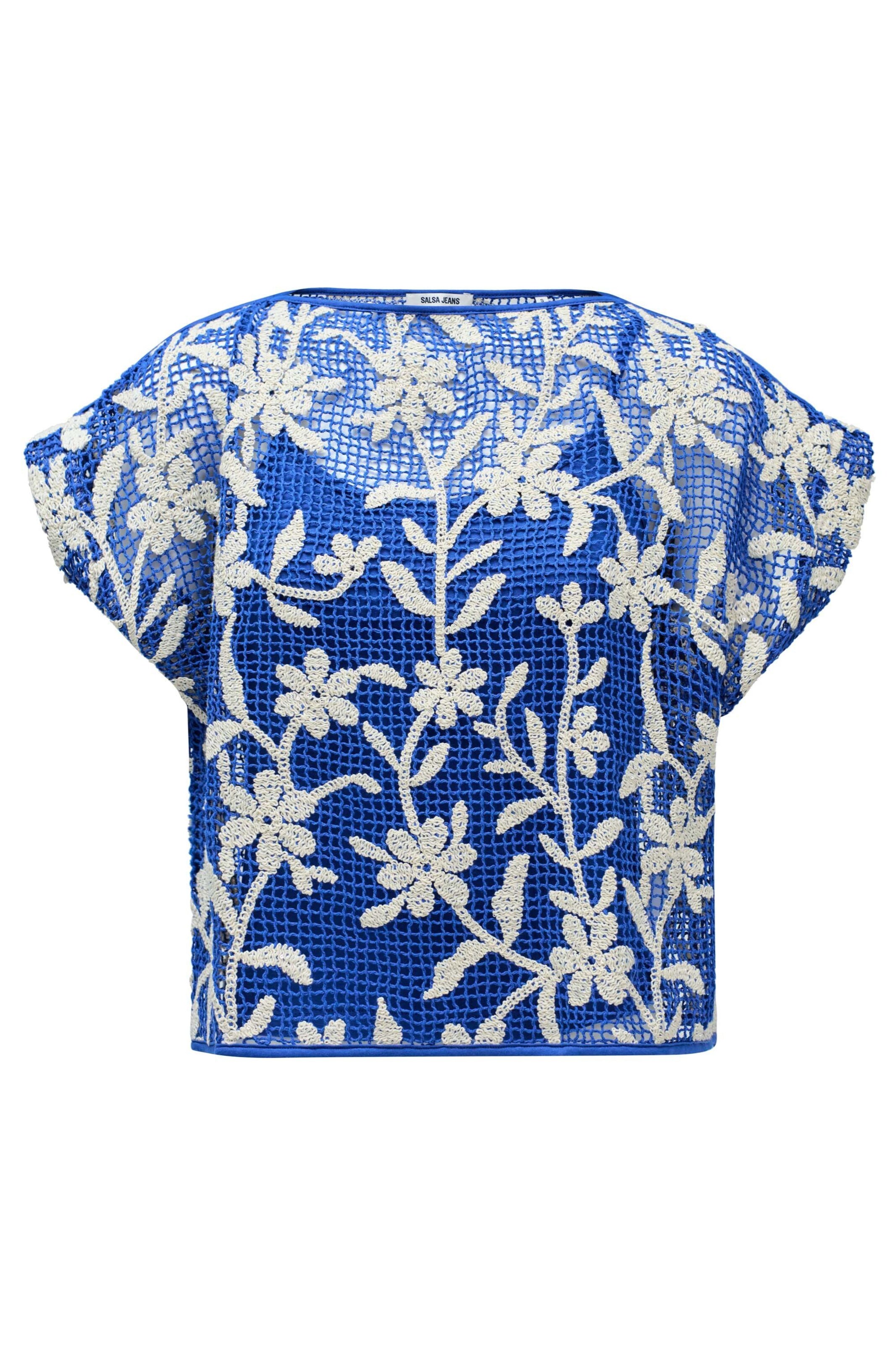 Salsa Jeans T-Shirt in Blau: Vorderseite