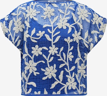 T-shirt Salsa Jeans en bleu : devant