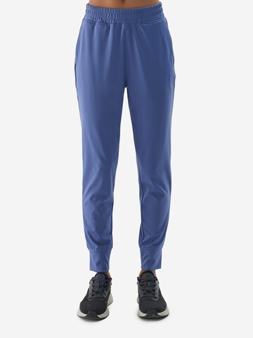 4F Tapered Sports trousers in Blue: front